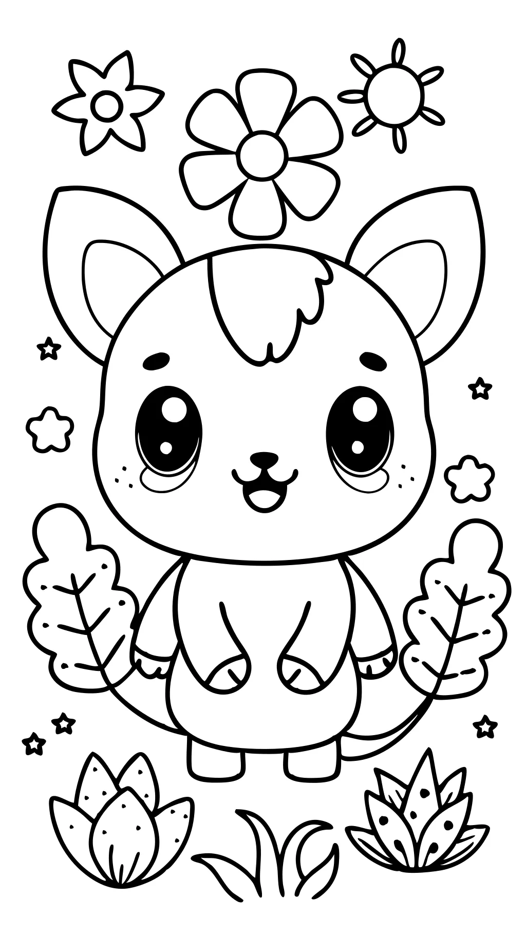 coloring pages easy cute